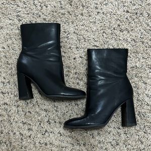 Leather Heeled Boots SOLD